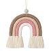 BOHO GARDEN Macrame Bohemian Rainbow Charm Essential Oil Diffuser for Cars Baby Nursery Childrens Bedroom Home Decor Colorful Decorative Hanging Air Freshener Accessories 35x4 Sienna - Image 2