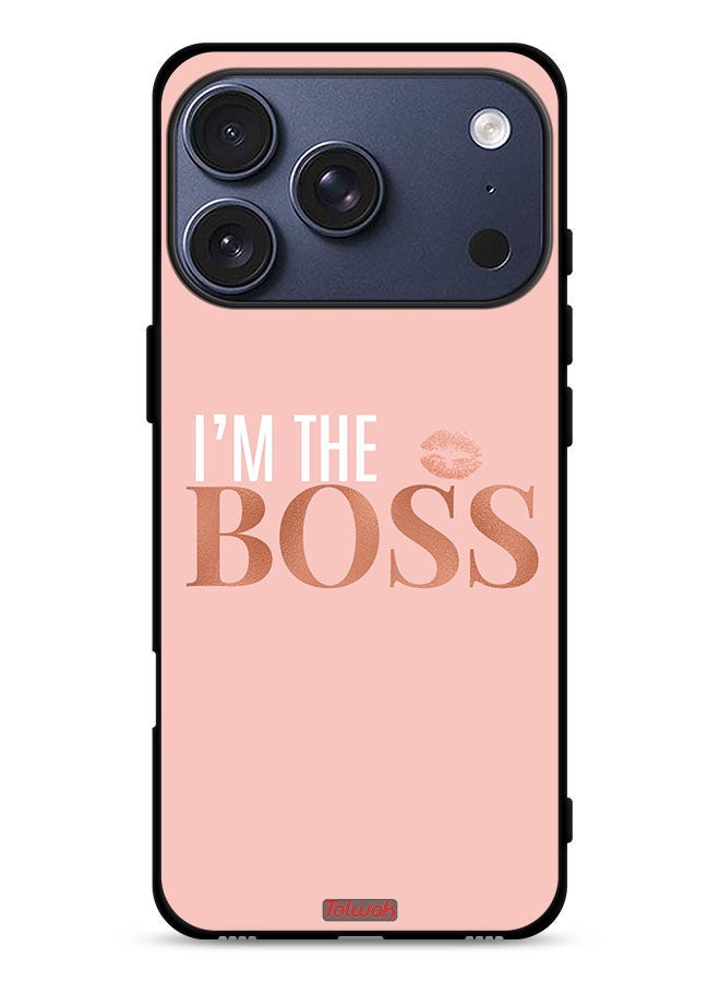 Tolwak Apple iPhone 17 Pro Protective Case Cover I Am The Boss - Image 1