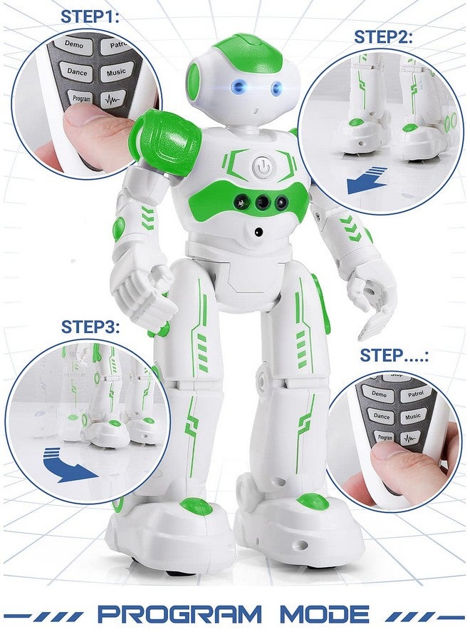 KingsDragon RC Robot Toys for Kids, Gesture & Sensing Remote Control Robot for Age 4 5 6 7 8 Year Old Boys Girls Birthday Present (Green) - Image 4