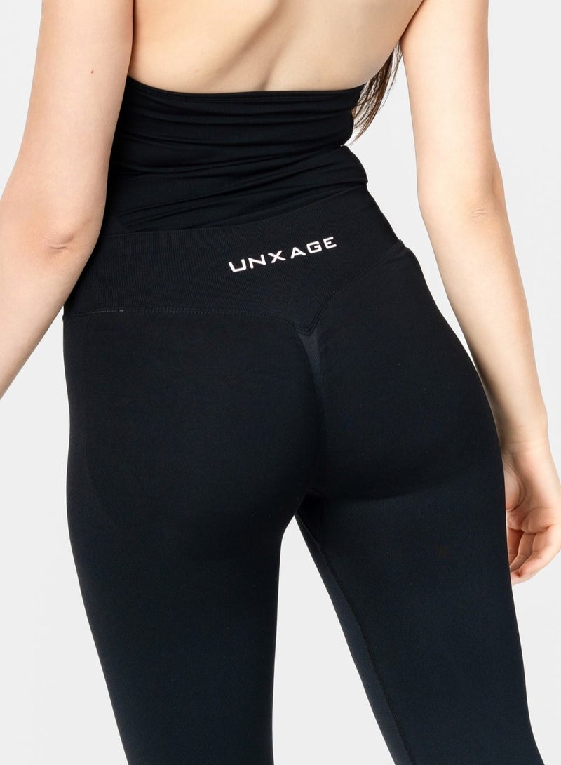 انكسيخ High-Waisted Seamless Leggings | Sculpted Performance - Image 3
