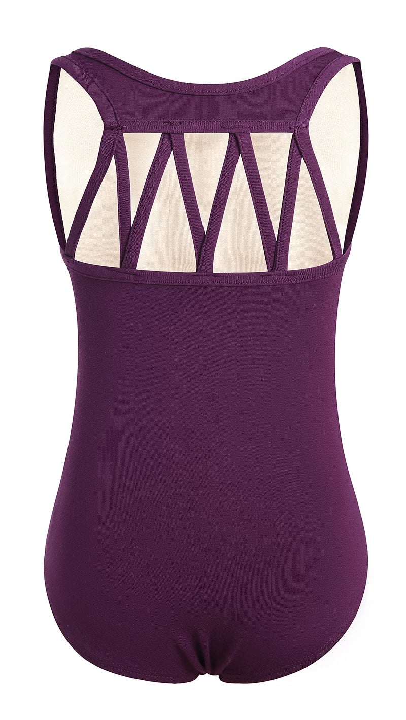 DANSHOW Tank Dance Leotards for Girls,Back M Straps(6001-L-09B) - Image 1