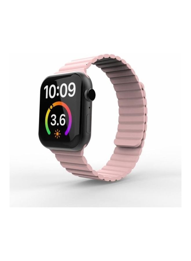 Replacement Strap For Apple Watch Series 6/SE/5/4 40mm And 3/2/1 38mm Pink - Image 2