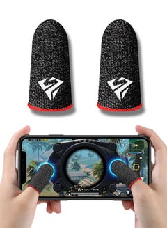 Ant Gaming Finger Sleeves for Mobile Gaming, Gamer Thumb Sleeves Mobile Gaming Stabilizer Compression Support Sleeve, Sweat Absorbing Odorless Breathable Seamless Finger Sleeve for PUBG and Other Games Pl  - Image 1