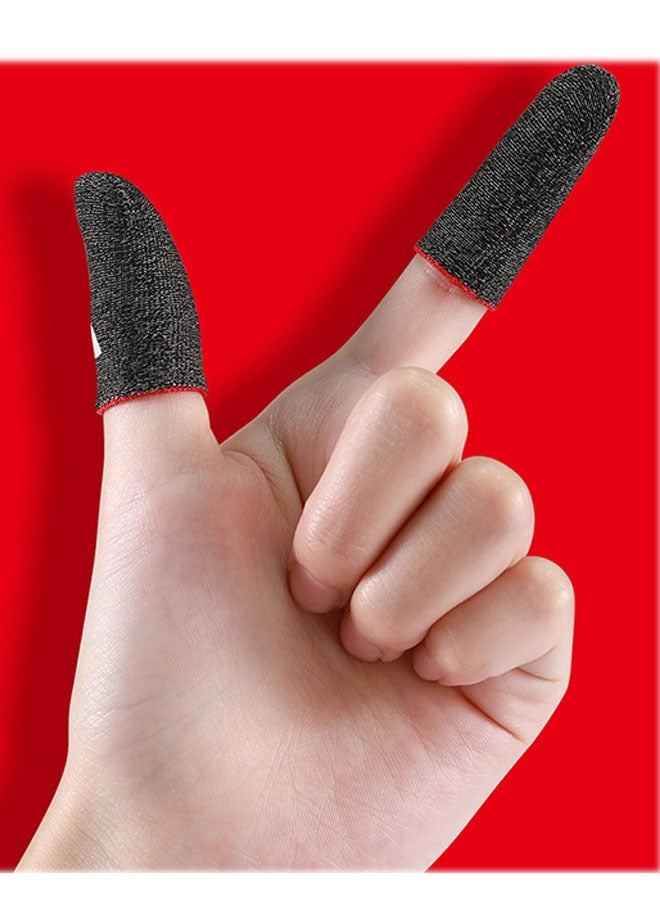 Ant Gaming Finger Sleeves for Mobile Gaming, Gamer Thumb Sleeves Mobile Gaming Stabilizer Compression Support Sleeve, Sweat Absorbing Odorless Breathable Seamless Finger Sleeve for PUBG and Other Games Pl  - Image 5