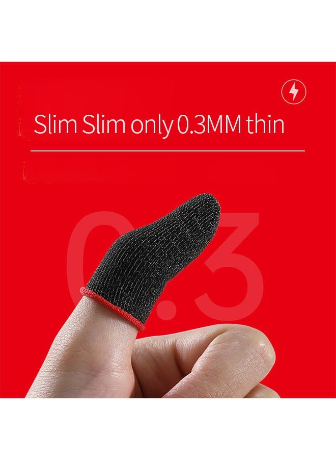 Ant Gaming Finger Sleeves for Mobile Gaming, Gamer Thumb Sleeves Mobile Gaming Stabilizer Compression Support Sleeve, Sweat Absorbing Odorless Breathable Seamless Finger Sleeve for PUBG and Other Games Pl  - Image 3