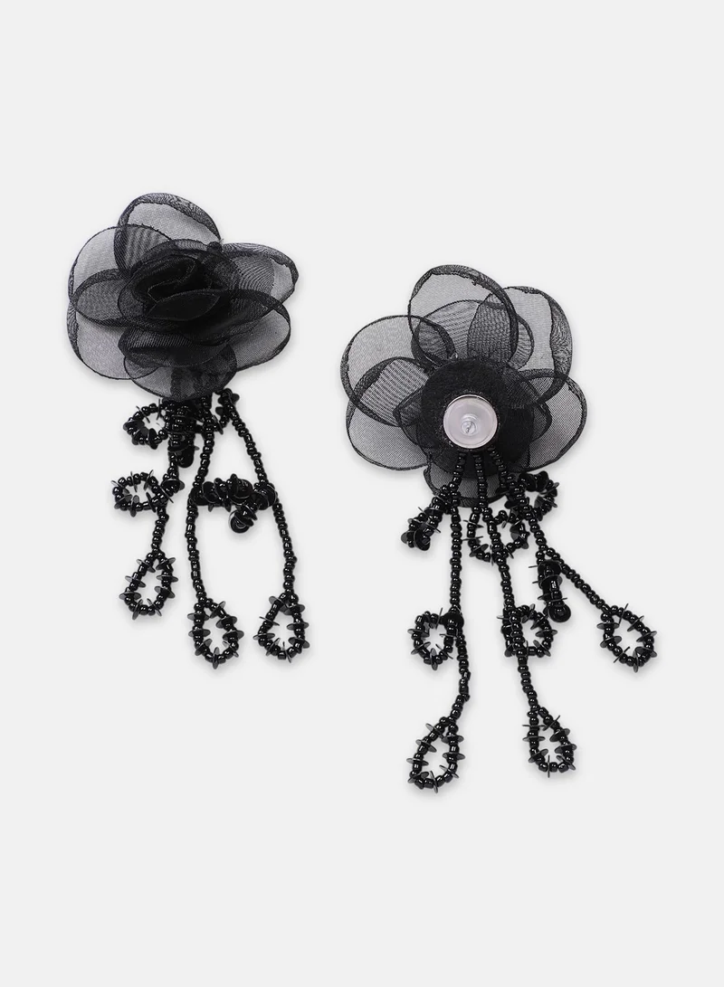 SOHI Blosselle Artificial Drop Earring Jewellery