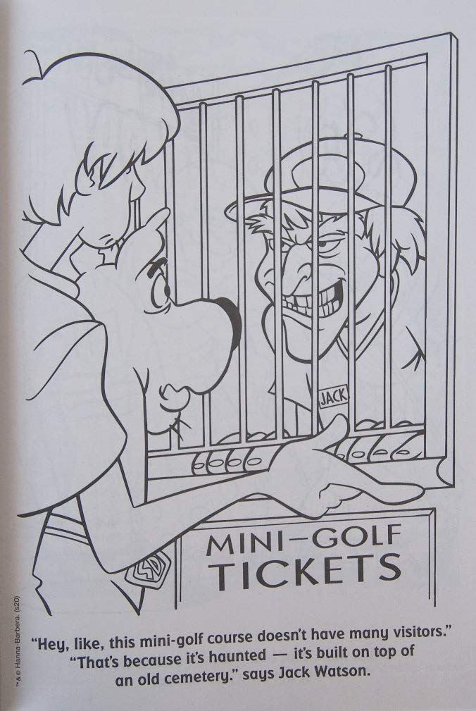 Bendon Scooby Doo Gigantic 192 Page Coloring Book with Bonus Stand-Up Characters on Back,Large. (Large) - Image 2