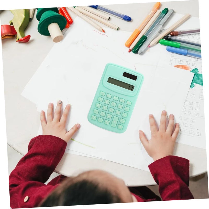 Mini Solar Calculator For Students Office Basic Math Tool Portable Pocket Size - Image 4