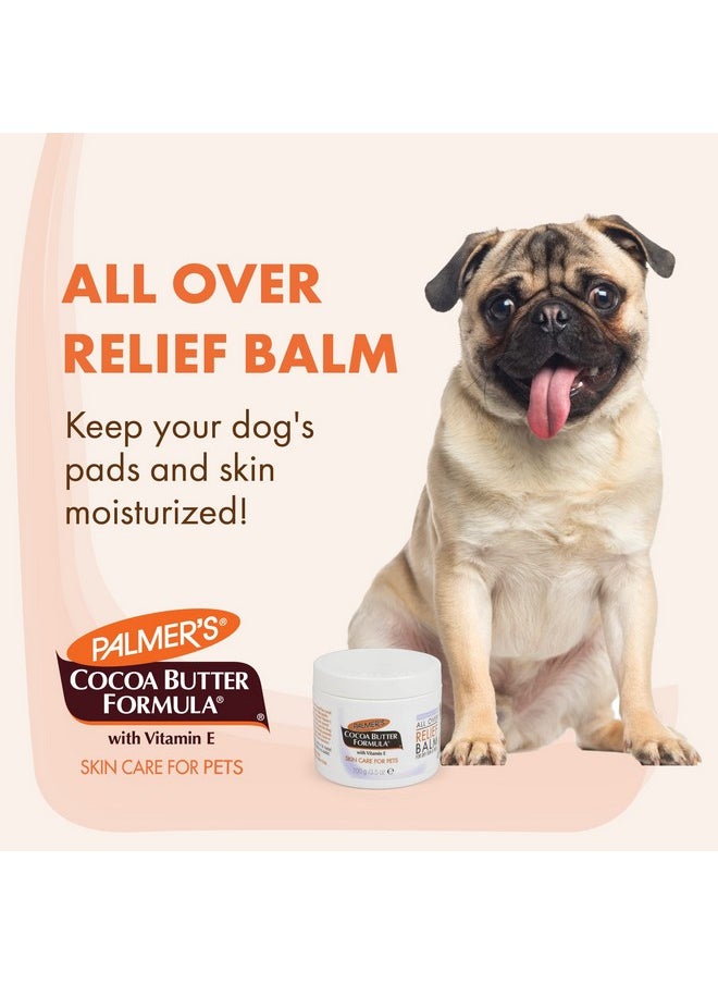 PALMER'S For Pets Cocoa Butter Fragrance Free All Over Relief Balm For Dogs | Dog Skin Soother Balm, Dog Paw Balm For Dry Skin & Pads Cocoa Butter Formula With Vitamin E For Pets (Ff15589)  - Image 2