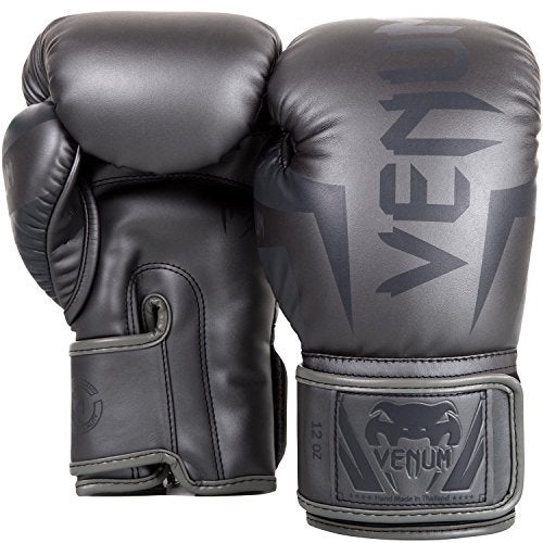 Venum Elite Boxing Gloves GreyGrey - Image 3