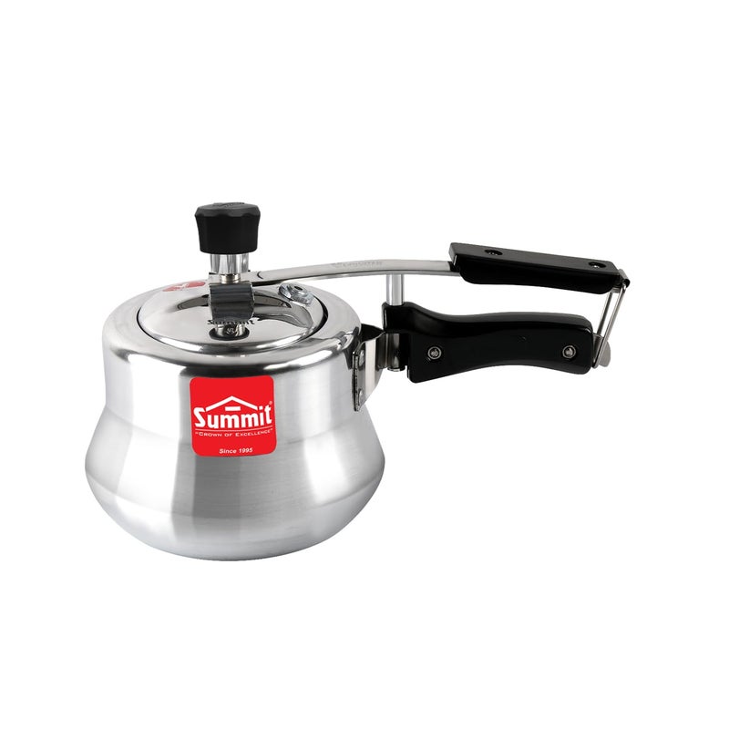 Summit Inner Lid 2 Litres Handi Induction Base Supreme Aluminium Pressure Cooker - Image 1