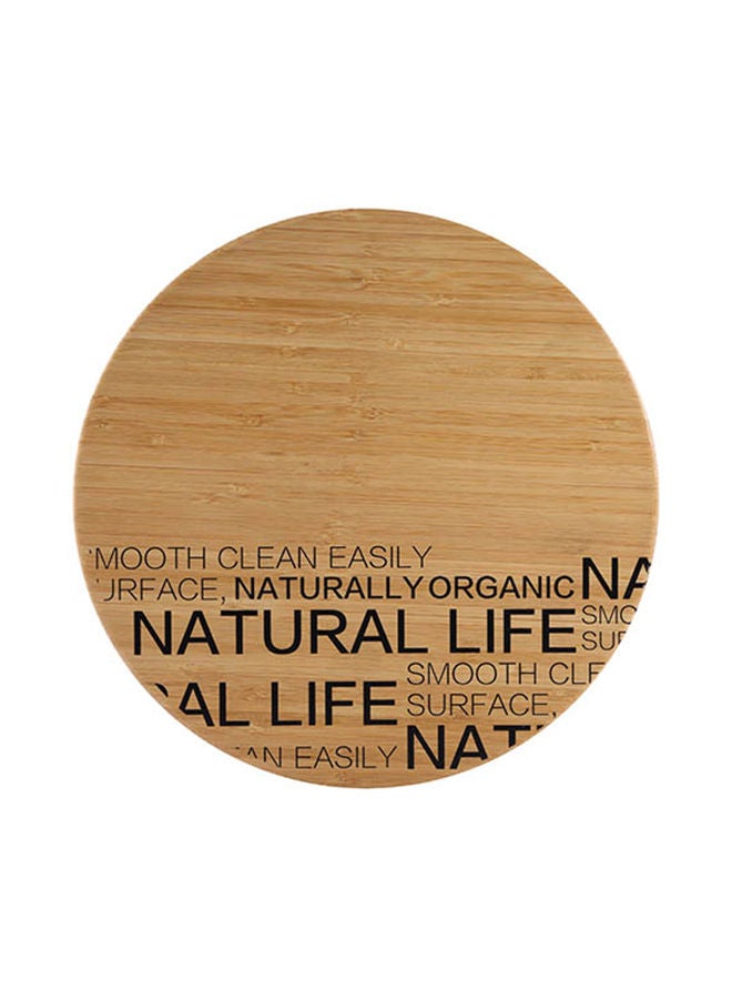 BERGNER Natural Round Bamboo Cutting Board 30cm - Image 1