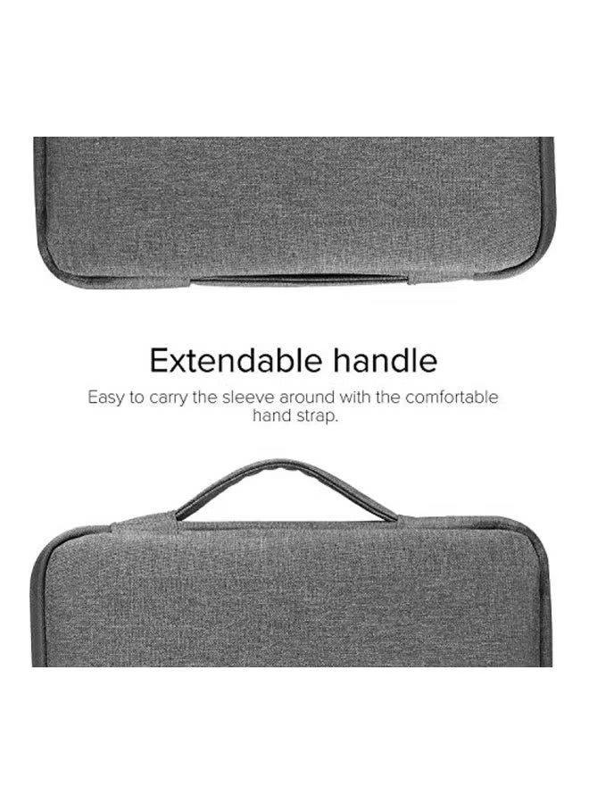 COYO 15.6 inch Laptop Sleeve, Durable Briefcase Cover Shockproof Protective Sleeve, Handbags Portable Laptop Bag for 15.6 Inch Notebook Computer Case with Front Pocket, Grey - Image 5