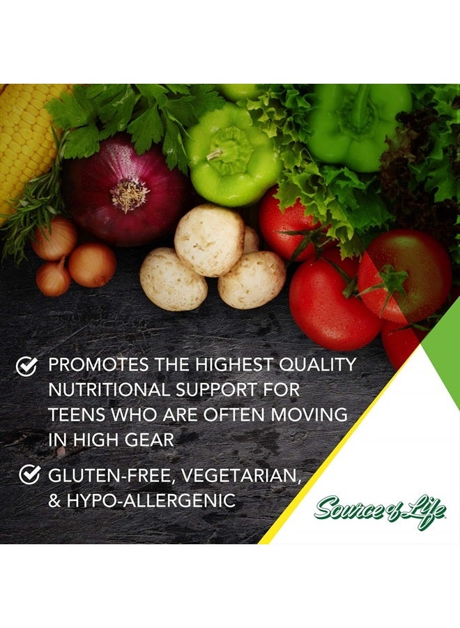 Natures Plus Source of Life Adult Chewable Multivitamin - Apple Cinnamon Flavor - Natural Whole Foods Supplement - Overall Health, Energy - 90 Vegetarian Wafers (45 Servings) - Image 2