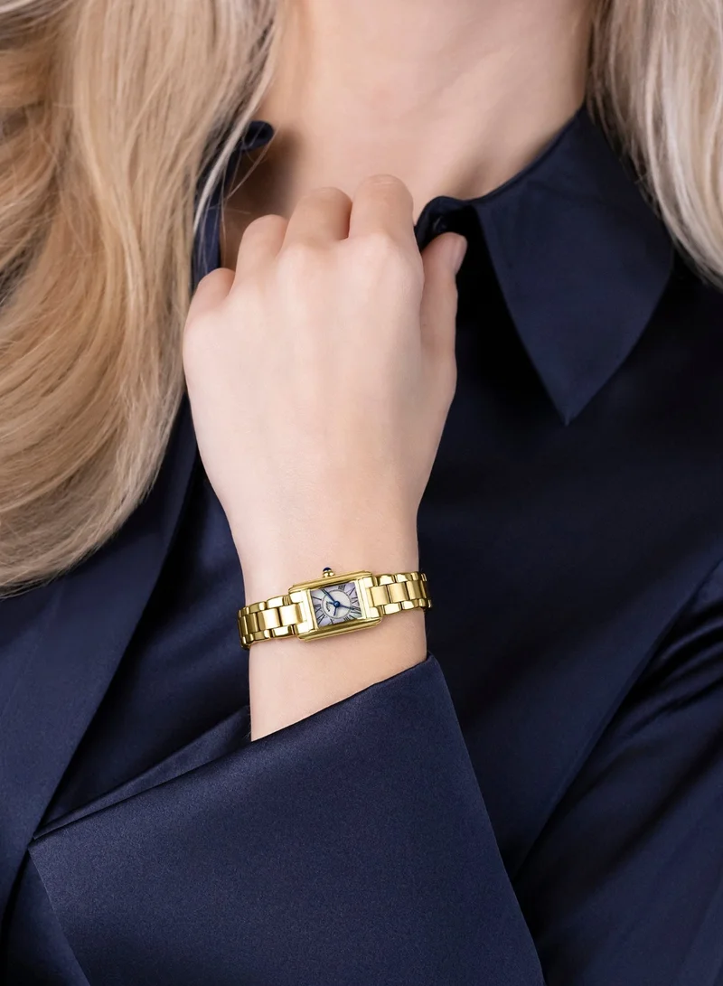 Rotary  Women's Heritage Astoria Analogue Watch, 22 mm, Mother of Pearl Dial, Gold-Tone Steel Bracelet for Women | Best Price UAE