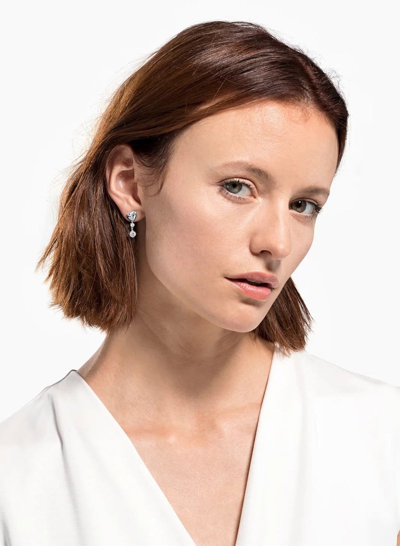 Swaro Lifelong Heart Drop Earrings for Women 5517943 - Image 2