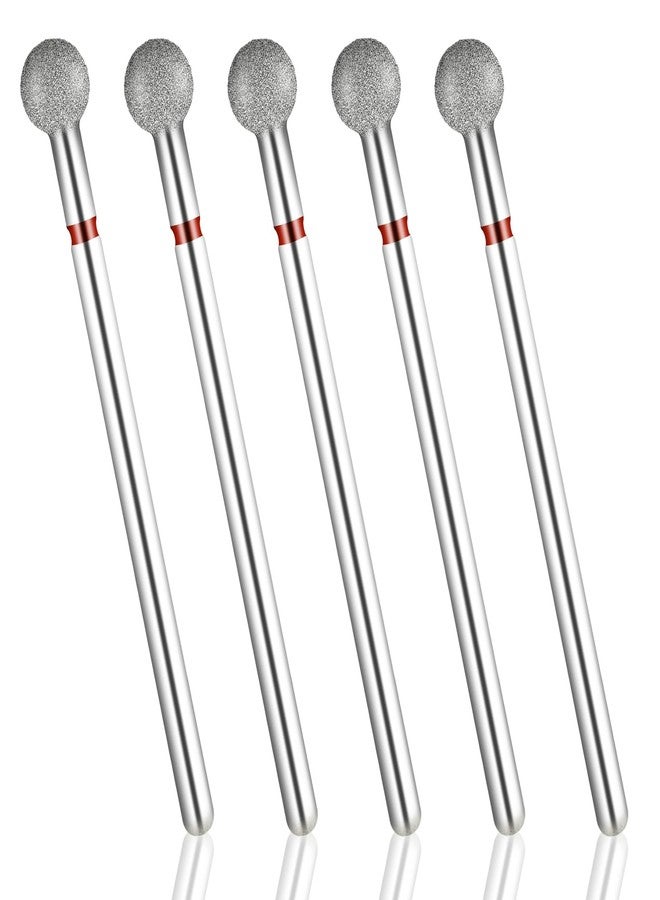 Bremorou 5Pcs Cuticle Bit For Nail Drill Bits Nails Cuticle Drill Bits for Nailsrussian Manicure Drill Bits Russian Manicure Bits Efile Ball Bit for Acrylic Gel Nails Dry Pedicure Shape Remove Tools - Image 1