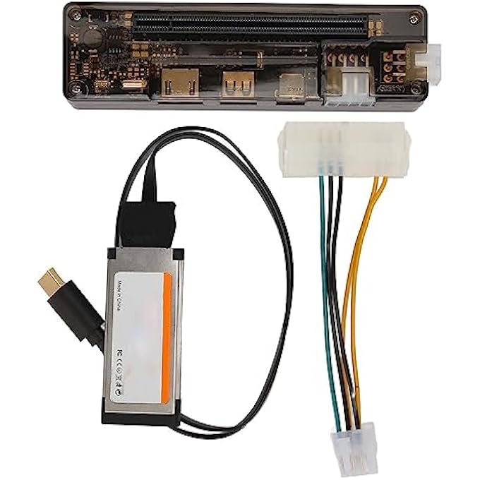 rayihni EXTERNAL GRAPHICS CARD DOCK FOR LAPTOP, EXP GDC PCIE X16 USB DATA CABLE, 8 PIN POWER SUPPLY, SUPPORT 220W, WIDE RANGE OF APPLICATIONS (#1) - Image 1