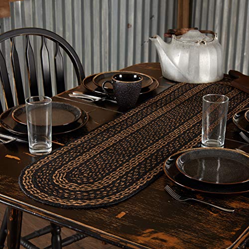 VHC Brands Farmhouse Jute Runner 13x48 Country Kitchen Tabletop Design - Image 2