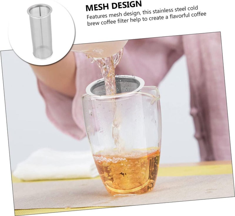 Cold Brew Coffee Filter Infuser Stainless Steel Ice Tea Strainer for Jar Excellent Filtering Performance for Cold Brew Iced Tea - Image 2