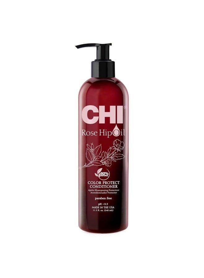 CHI Rose Hip Oil Blend Color Protect Conditioner 340ml - Image 1