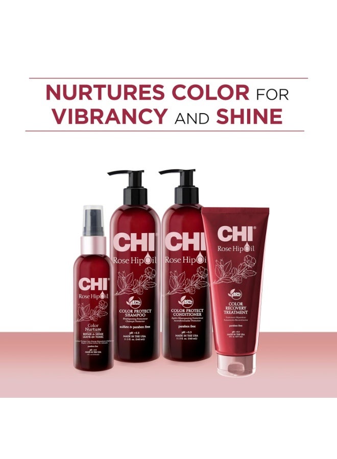 CHI Rose Hip Oil Blend Color Protect Conditioner 340ml - Image 4