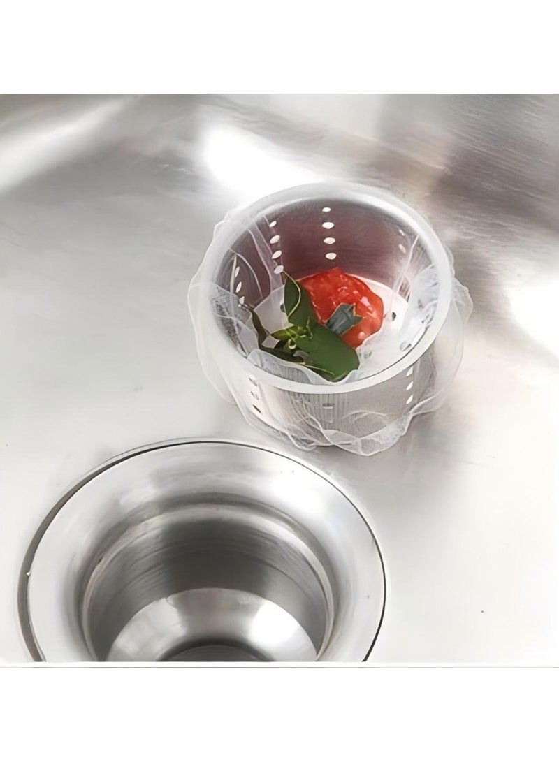 KHAJUL 300-Piece Kitchen Sink Filter Disposable Sewer Drain Anti-blocking Garbage Bag Pool Leak Mesh Bag Mesh Strainer Sink Garbage Net - Image 4