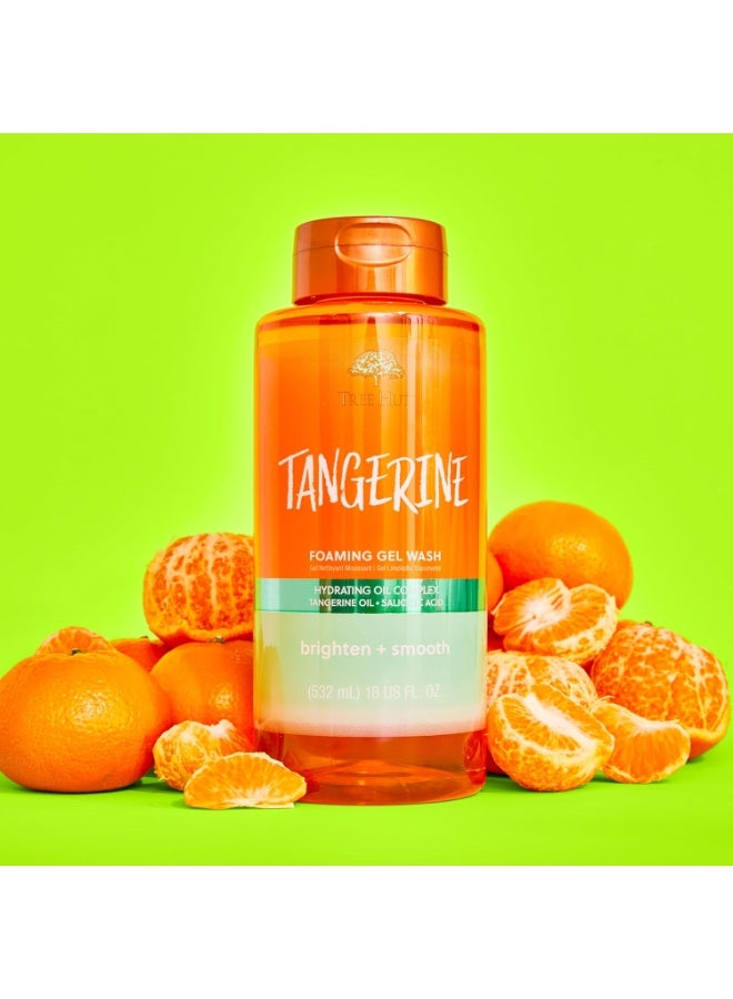 Tree Hut Tree Hut Tangerine Foaming Gel Wash | Cleanse & Soothe Skin without Stripping Moisture | Made with our Hydrating Oil Complex | 18 fl oz.  - Image 2