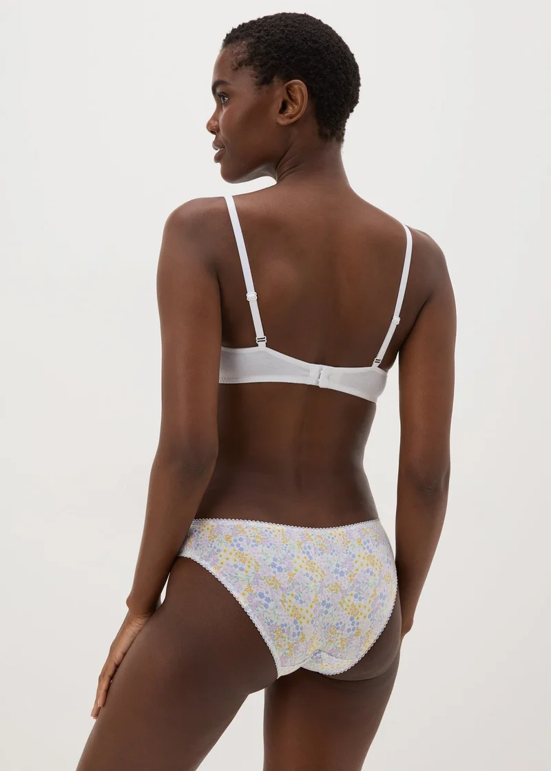 Matalan 4 Pack Multicolour Floral Mini Knickers