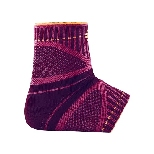 Bauerfeind Sports Ankle Support Dynamic Ankle Compression Sleeve for Freedom of Movement 3D AirKnit Fabric for Breathability Premium Quality Washable M Pink - Image 2