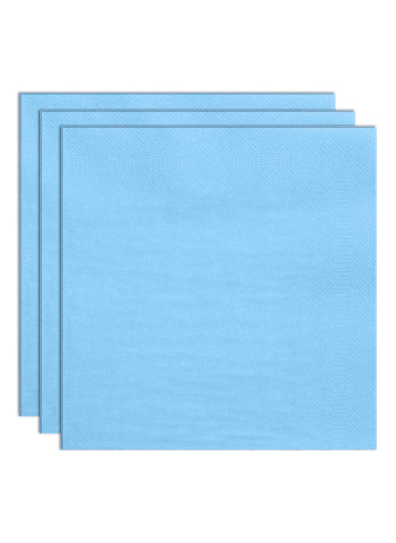 Light Blue Paper Napkins 24cm 20-Pack
