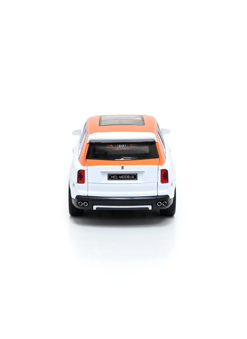Toyland - 1/22 Scale Simulation Alloy Track Sports Miniature Model Diecast Metal Pull Back Action Car Toy with Light Sound and 6 Openable Doors - Image 1