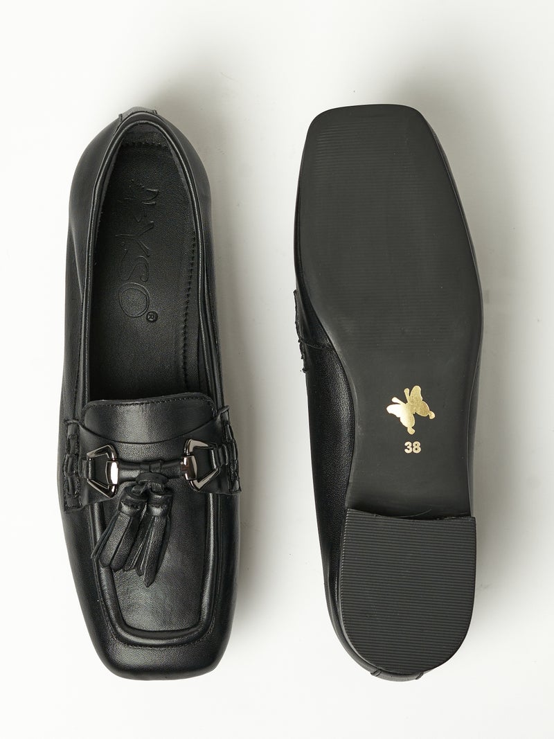 Y.so Women's Flat Moccasins – Solid Slip-On Loafers for Daily Comfort & Style - Image 4