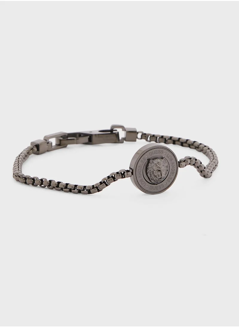 GUESS Lion King Coin Bracelet