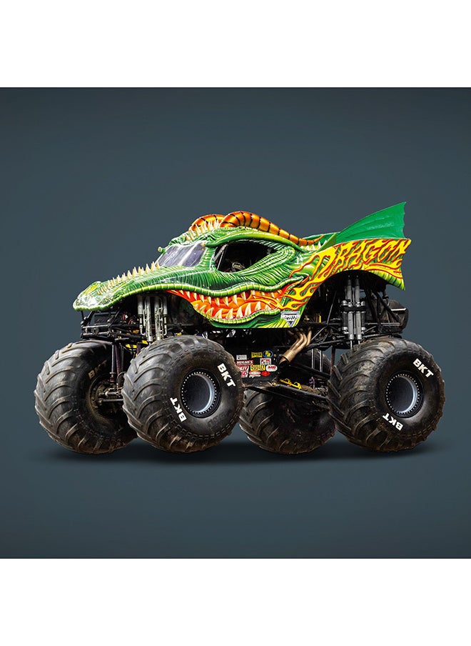 LEGO - Technic Monster Jam Dragon 42149 Building Toy Set; A 2-In-1 Kit For Kids Who Love Buildable Models And Toy Trucks; Race And Perform Stunts With This Gift For Kids Aged 7+ (217 Pieces) - Image 1