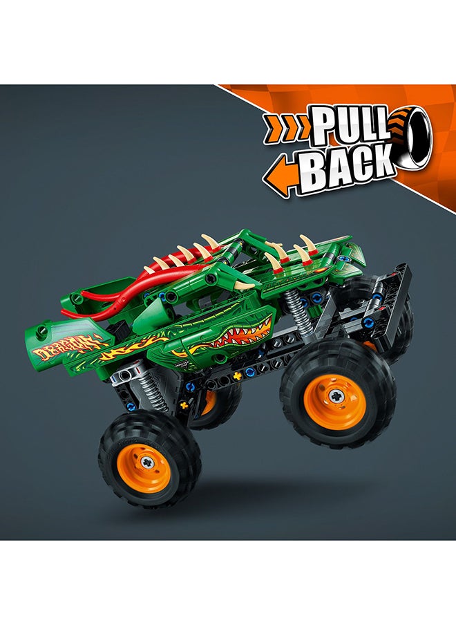 LEGO - Technic Monster Jam Dragon 42149 Building Toy Set; A 2-In-1 Kit For Kids Who Love Buildable Models And Toy Trucks; Race And Perform Stunts With This Gift For Kids Aged 7+ (217 Pieces) - Image 1