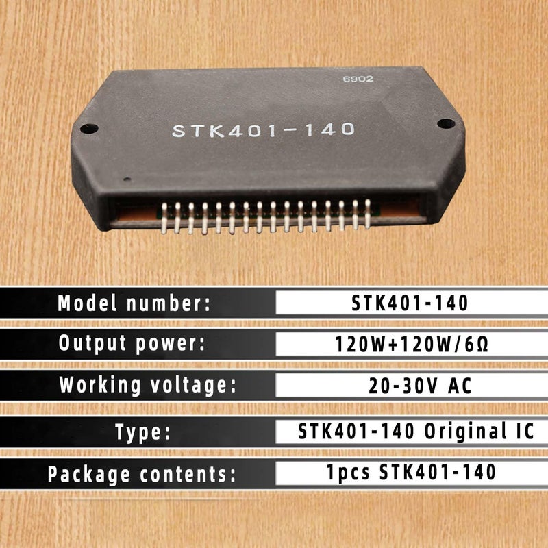 STK401 140 Audio Amplifier Board Stereo 120W Plus 120W Amplificador - Image 3