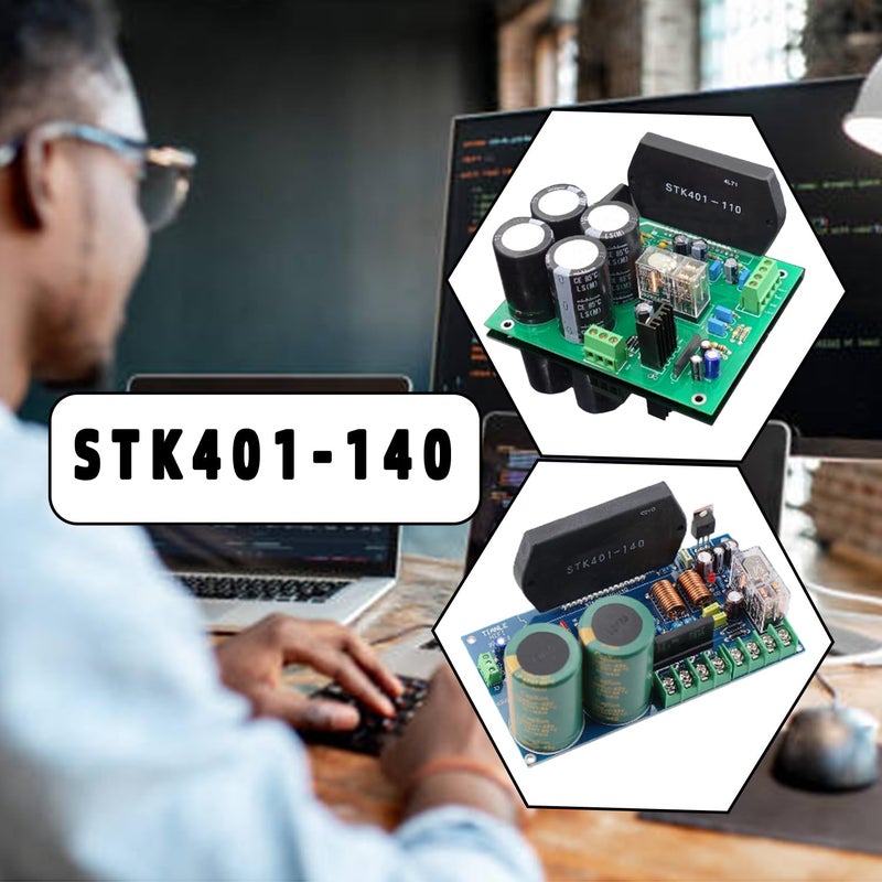 STK401 140 Audio Amplifier Board Stereo 120W Plus 120W Amplificador - Image 4