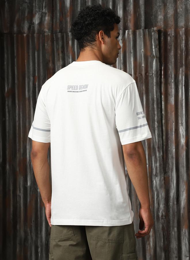 هاي ستار تيشيرت بقصة عادية وطبعة جرافيك - Image 3