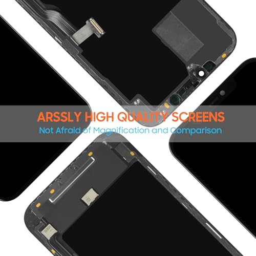 ARSSLY for iPhone 12 Pro Max Screen Replacement - for iPhone 12 Pro Max LCD Display Digitizer for iPhone 12 ProMax A2342 A2410 A2411 A2412 LCD Touch Screen Full Assembly with Repair Tools (Black,6.7 inch) - Image 5