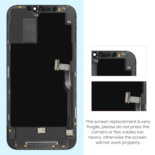 ARSSLY for iPhone 12 Pro Max Screen Replacement - for iPhone 12 Pro Max LCD Display Digitizer for iPhone 12 ProMax A2342 A2410 A2411 A2412 LCD Touch Screen Full Assembly with Repair Tools (Black,6.7 inch) - Image 3