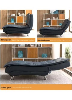 Generic Home Living Room Furniture Soft Folding Recliner Chaise Lounge Chair Leisure Folding Lunch Break Sofa Bed  - Image 2