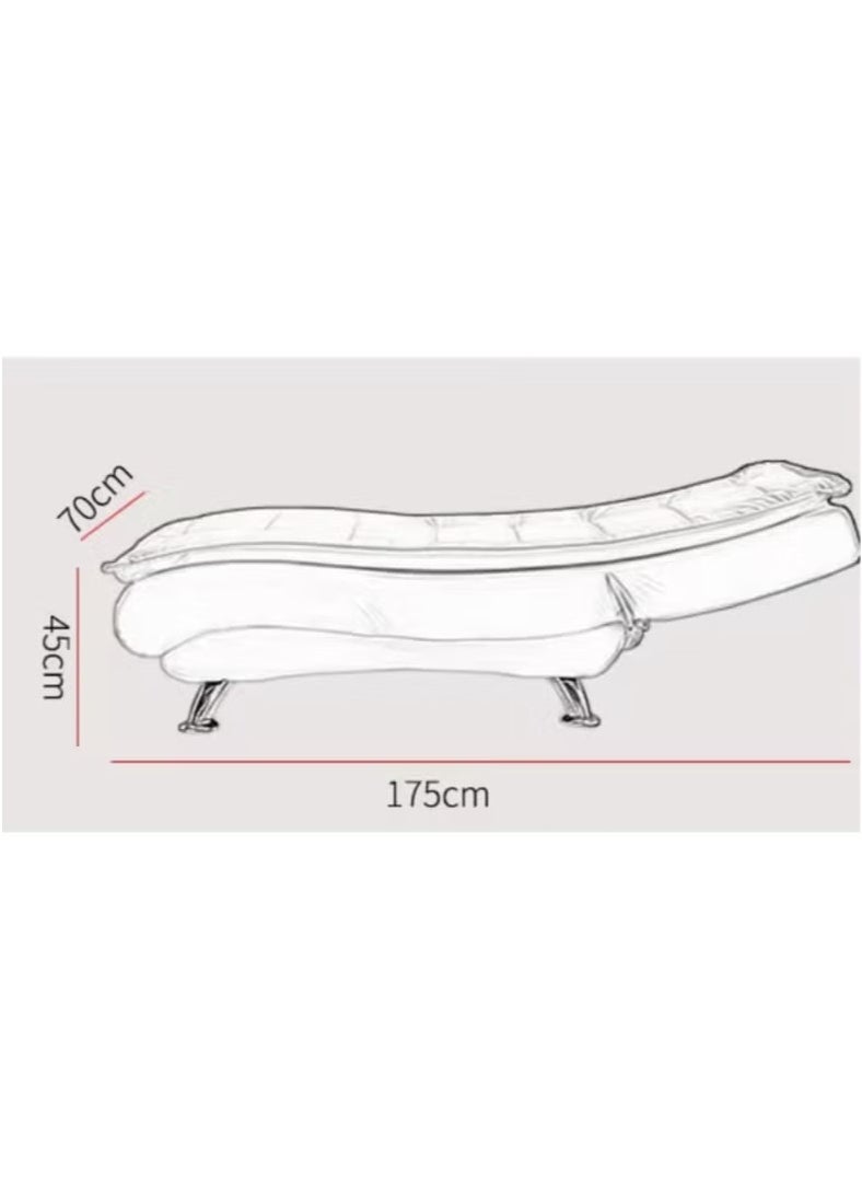 Generic Home Living Room Furniture Soft Folding Recliner Chaise Lounge Chair Leisure Folding Lunch Break Sofa Bed  - Image 4