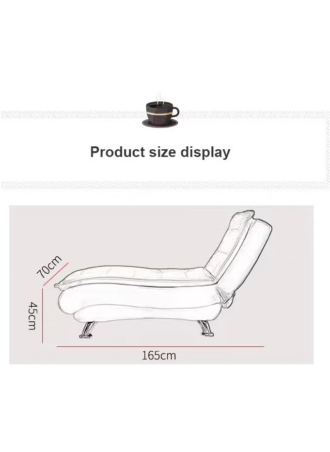 Generic Home Living Room Furniture Soft Folding Recliner Chaise Lounge Chair Leisure Folding Lunch Break Sofa Bed  - Image 5
