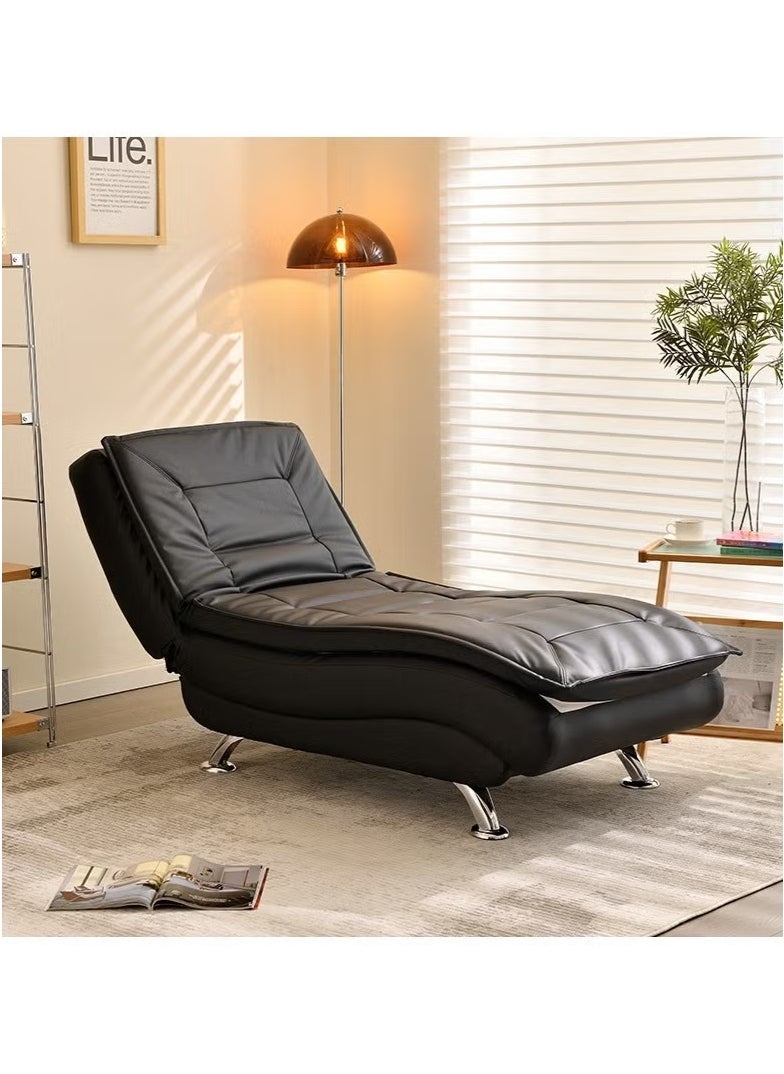 Generic Home Living Room Furniture Soft Folding Recliner Chaise Lounge Chair Leisure Folding Lunch Break Sofa Bed  - Image 1