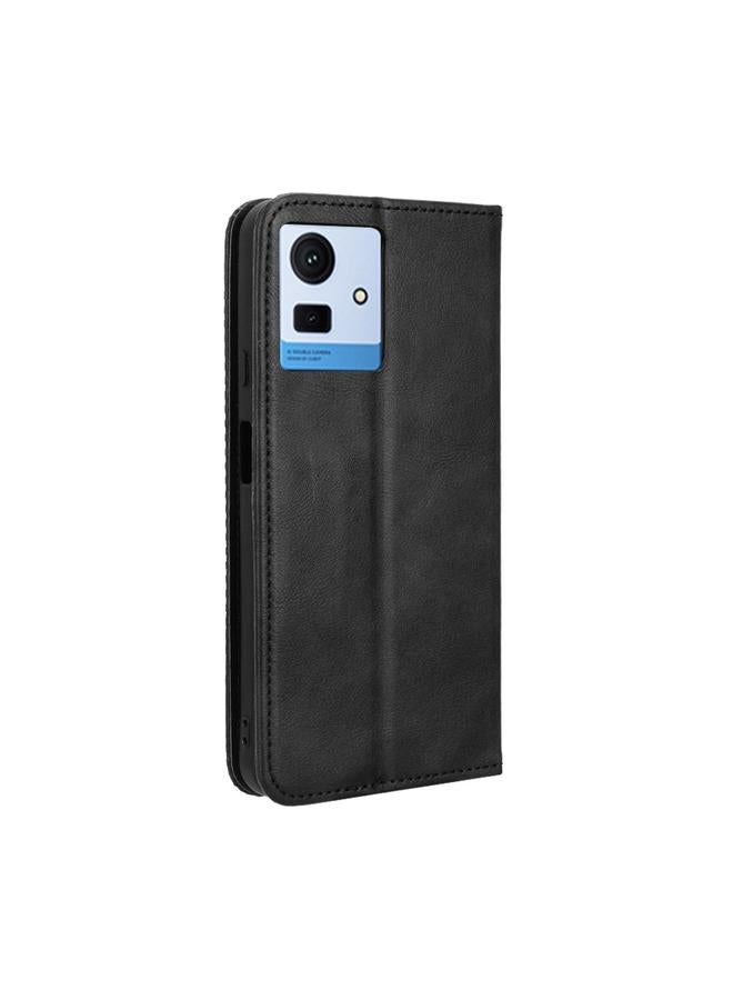 اس-توب جراب لهاتف Cubot Note 50 مصنوع من الجلد بمشبك مغناطيسي بتصميم كلاسيكي - Image 3