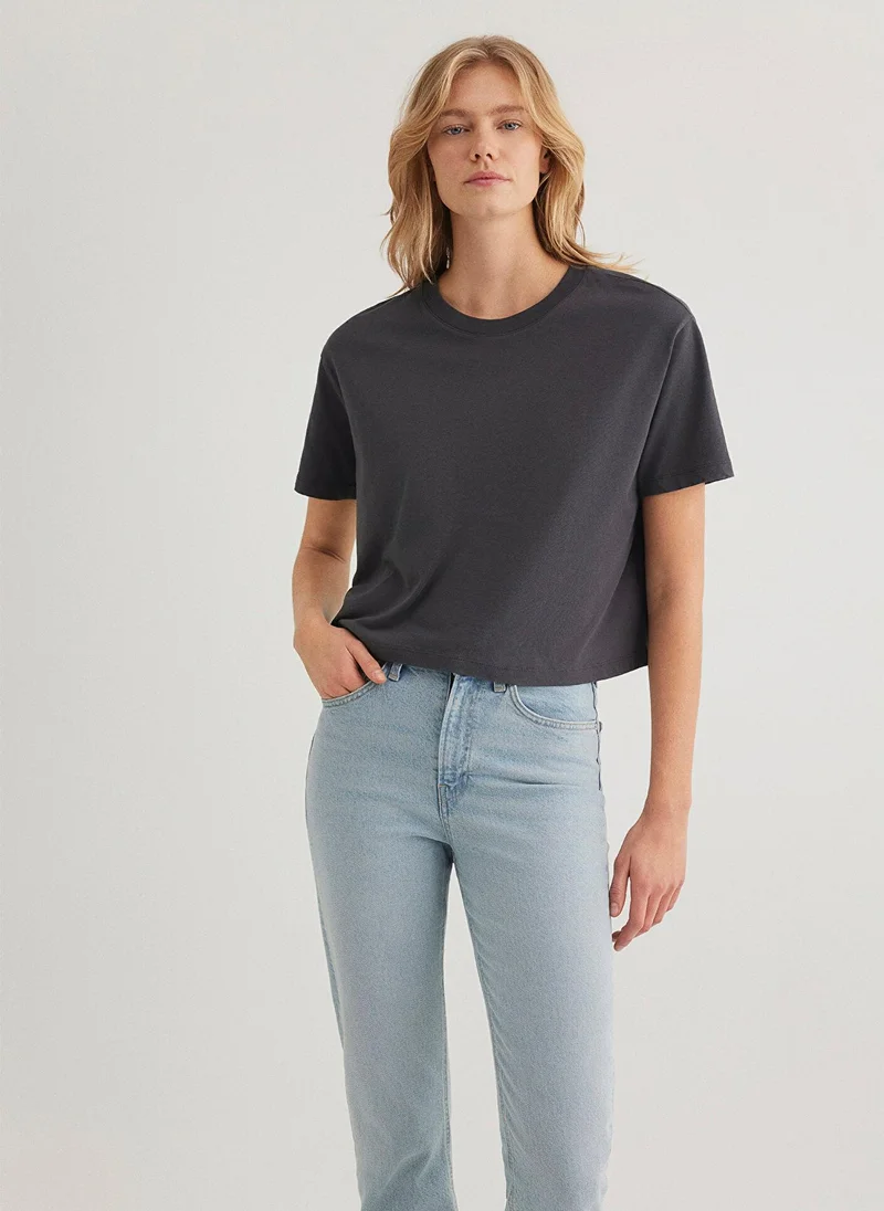 MAVI Grey Basic T-Shirt