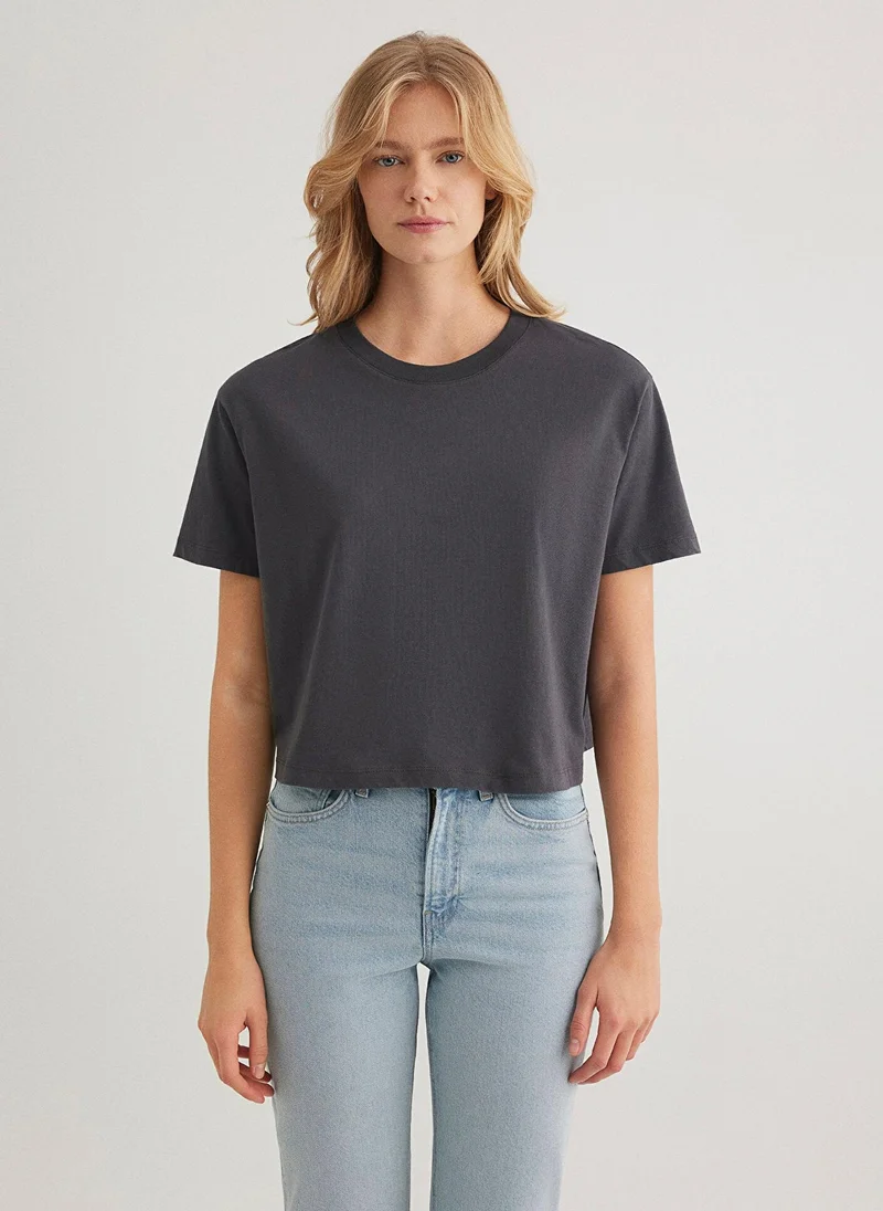 MAVI Grey Basic T-Shirt