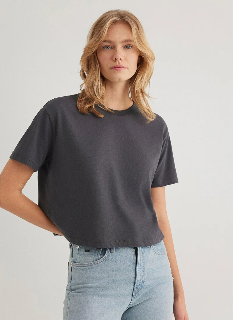 MAVI Grey Basic T-Shirt
