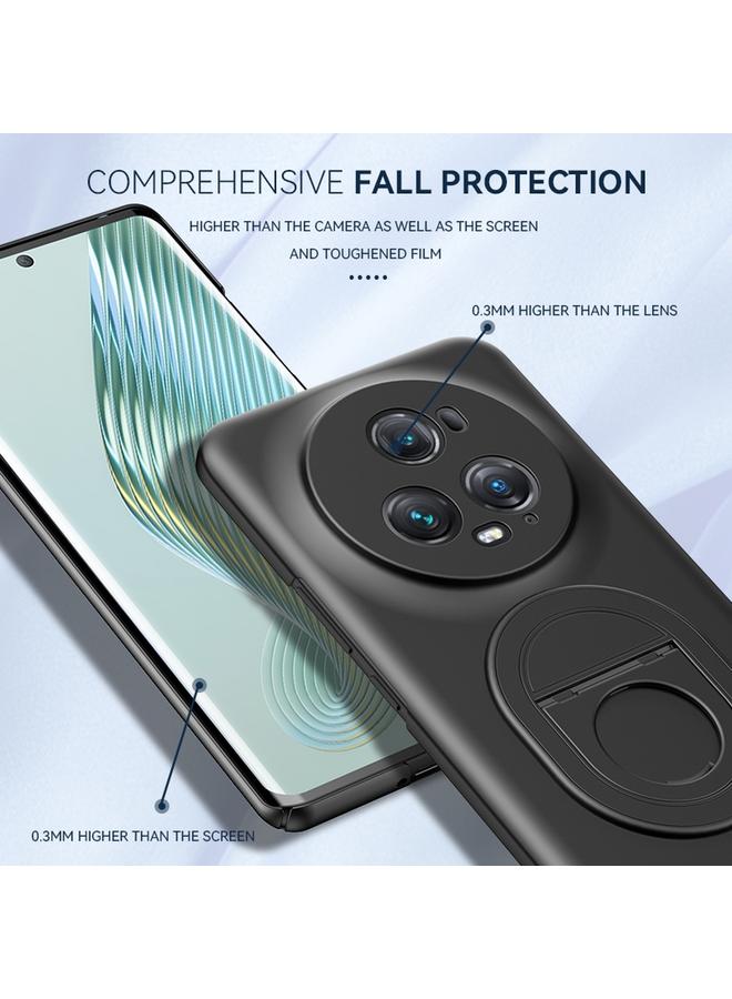 زبون جراب لهاتف Honor Magic5 Pro مع حامل Magsafe مخفي قابل للطي وغطاء كامل ومضاد للصدمات - Image 5